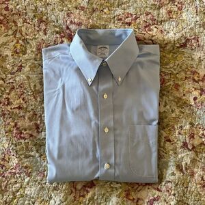 Men’s Dress Shirt - Blue Checked
